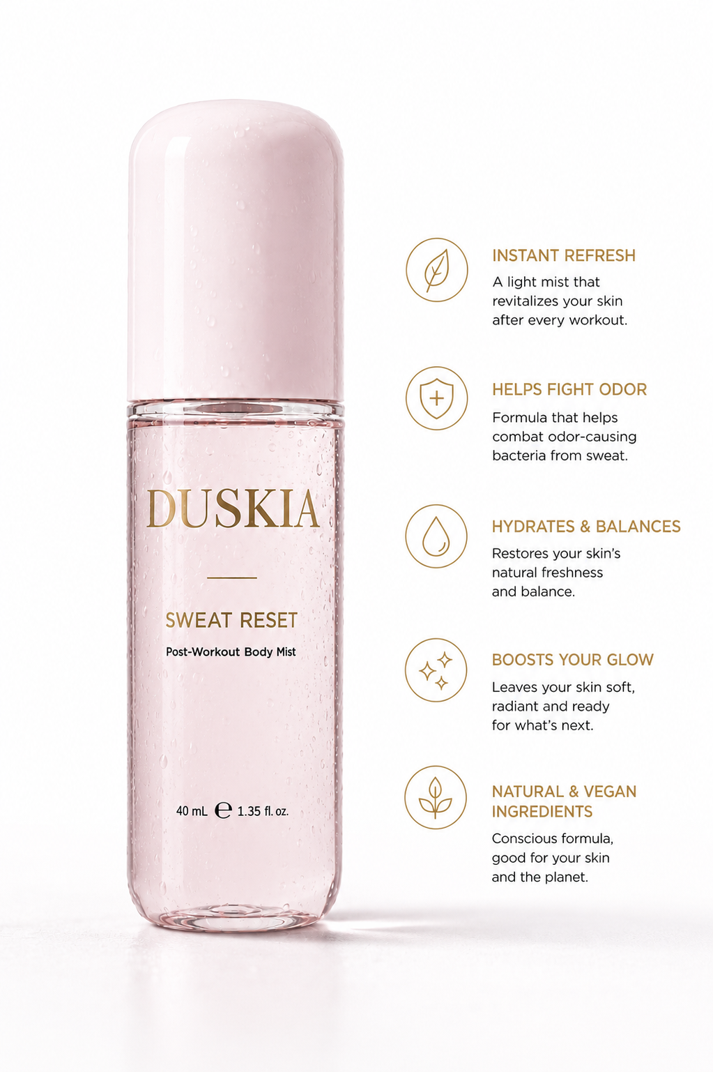 DUSKIA Sweat Reset | Post Workout Body Mist